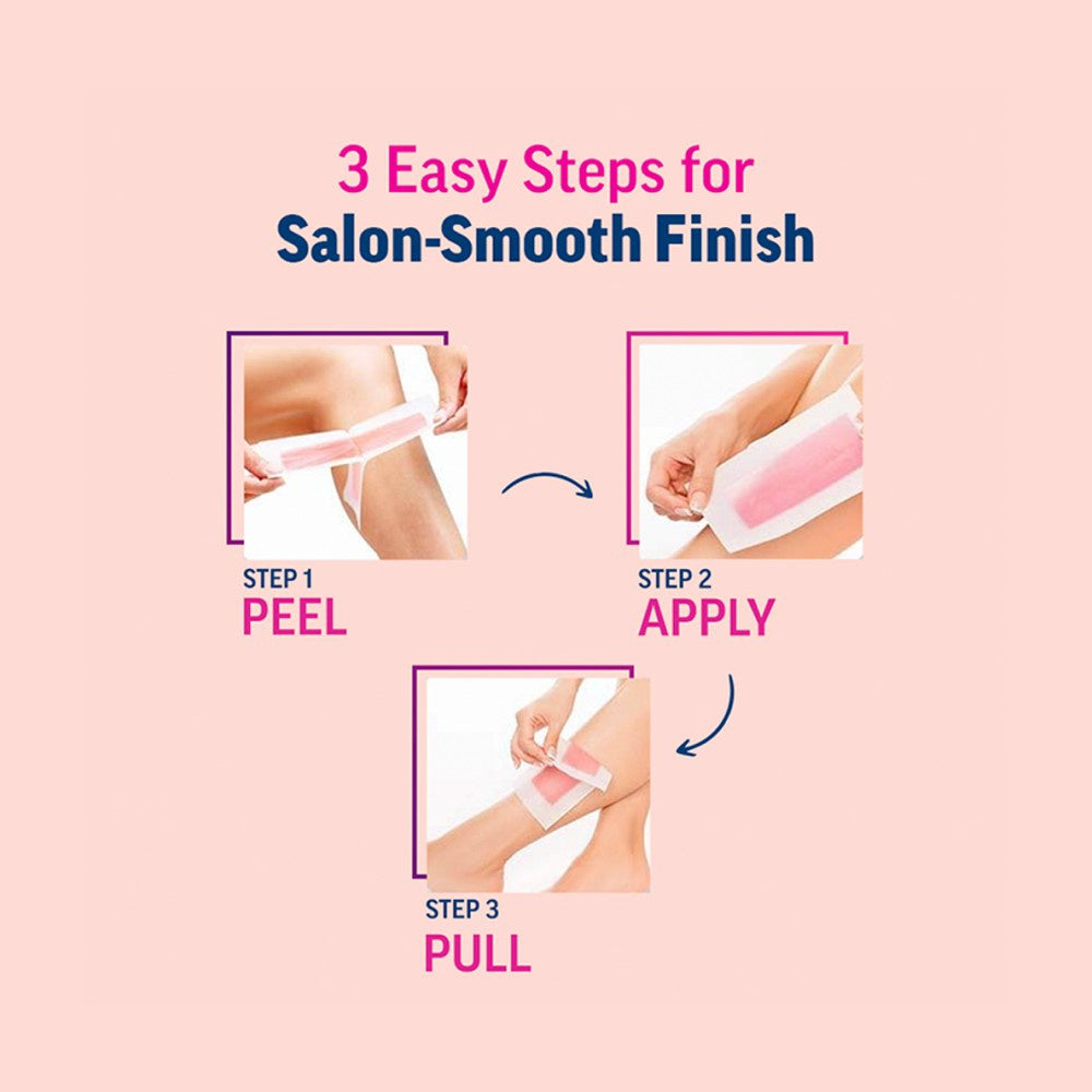 Veet Hair Removal Wax Strips (Normal Skin) : 1 pack (20 strips)