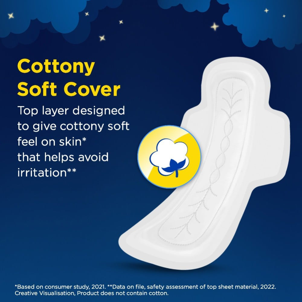 Stayfree Secure Nights Sanitary Pads : 40 units