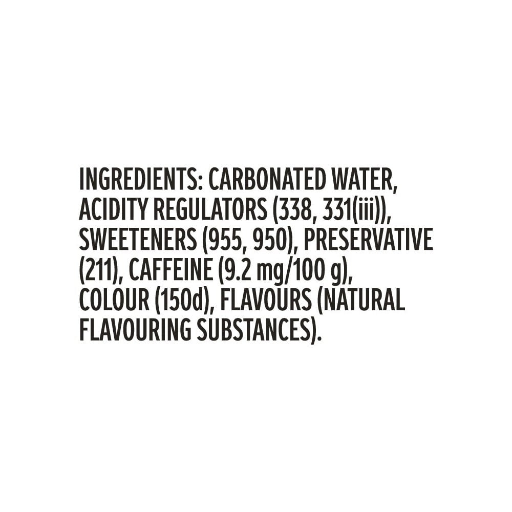 Coca-Cola Zero Sugar Soft Drink Can : 300 ml