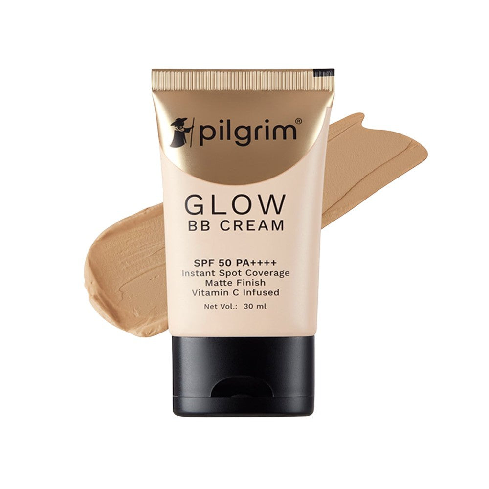 Pilgrim 3-In-1 Natural BB Cream SPF 50 PA++++ (Beige Glow) : 30 ml