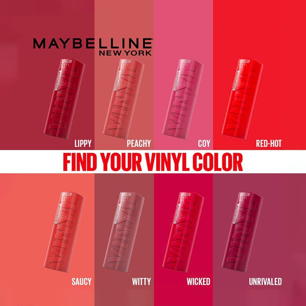 Maybelline New York Superstay Vinyl Ink Liquid Lipstick (Unrivaled) : 4.2 ml