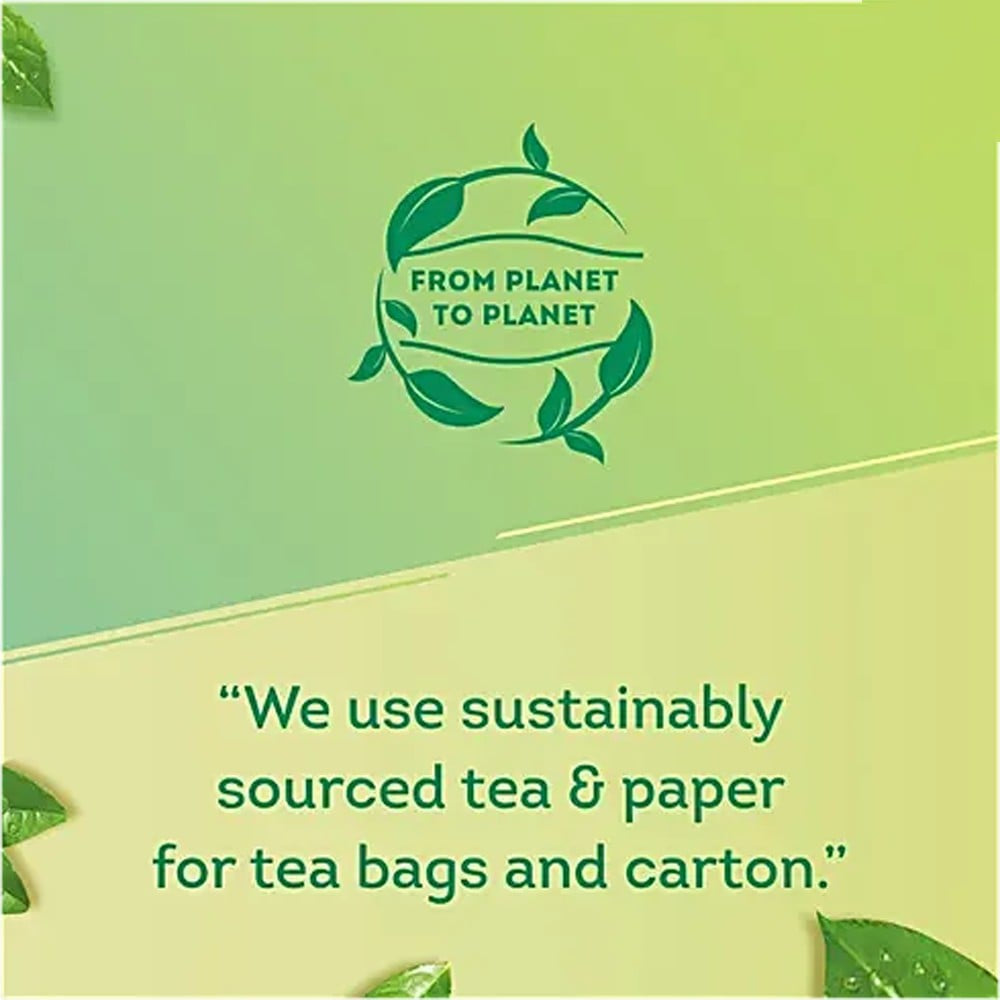 Lipton Tulsi Natura Green Tea Bags : 1 pack (25 pieces)