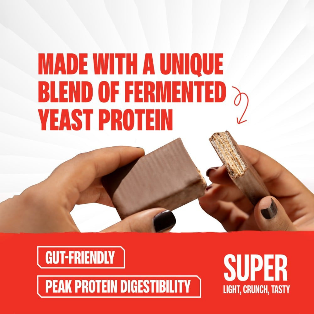 SuperYou Chocolate Wafer Protein Bar - Pack of 4 : 4 x 40 g