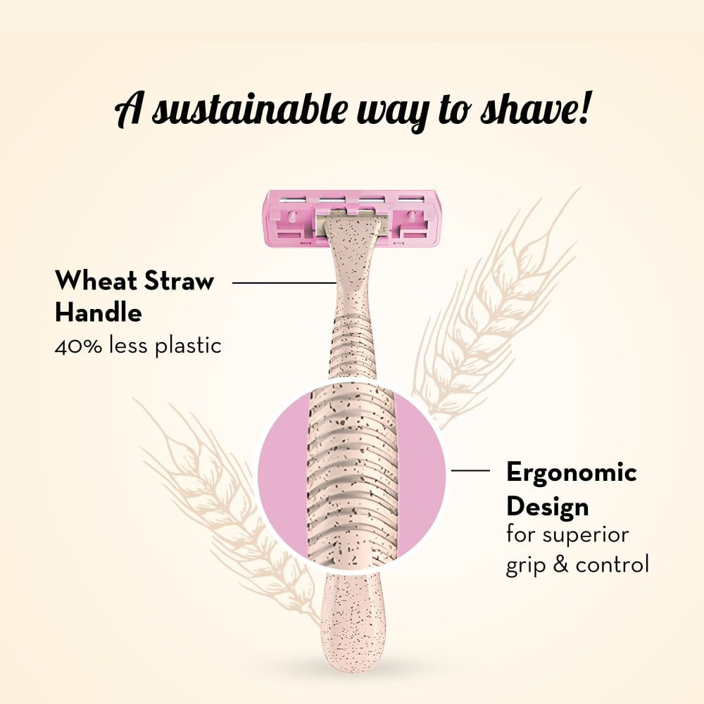 Plush Eco Body Disposable Women's Razor : 1 pack (3 pieces)
