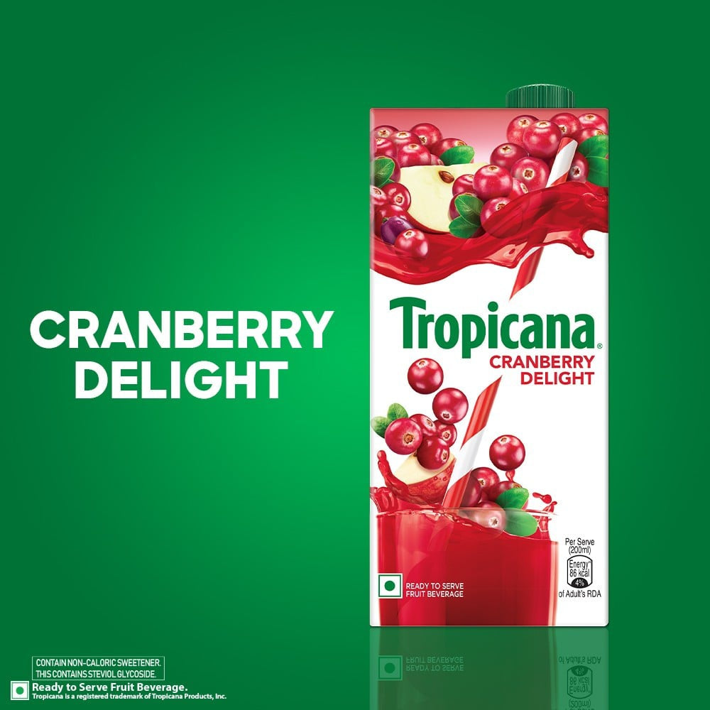 Tropicana Cranberry Delight Juice : 1 ltr