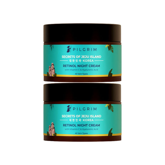Pilgrim Retinol Night Cream - Pack of 2 : 2 x 50 g