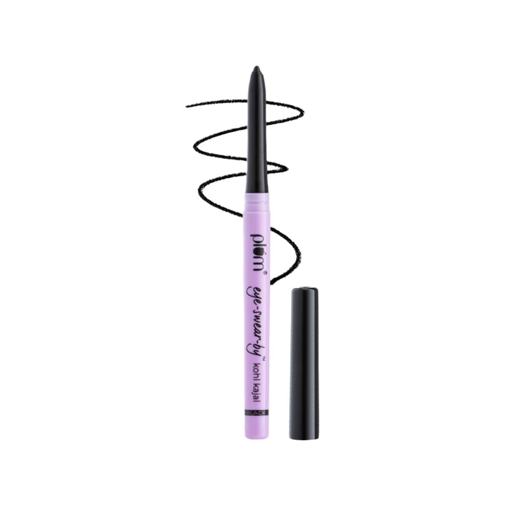 Plum Eye-Swear-By Kohl Kajal (Deep Black) : 0.35 g