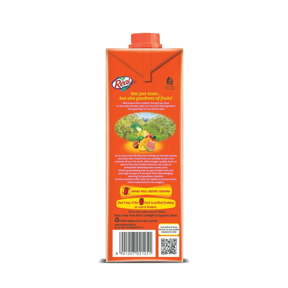 Real Fruit Power Mixed Fruit Juice: 1 ltr