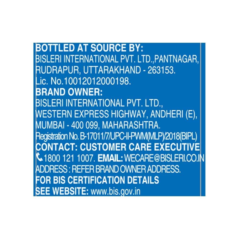 Bisleri Vedica Mineral Water (Glass Bottle) : 750 ml