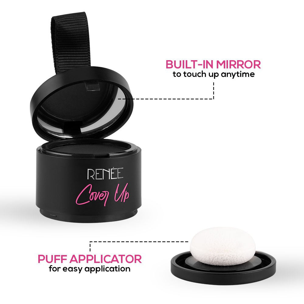 Renee Cover Up Hair Powder (Black) - Pack of 2 : 2 x 4 g