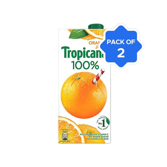 Tropicana Orange Juice - Pack of 2 : 2 x 1 ltr