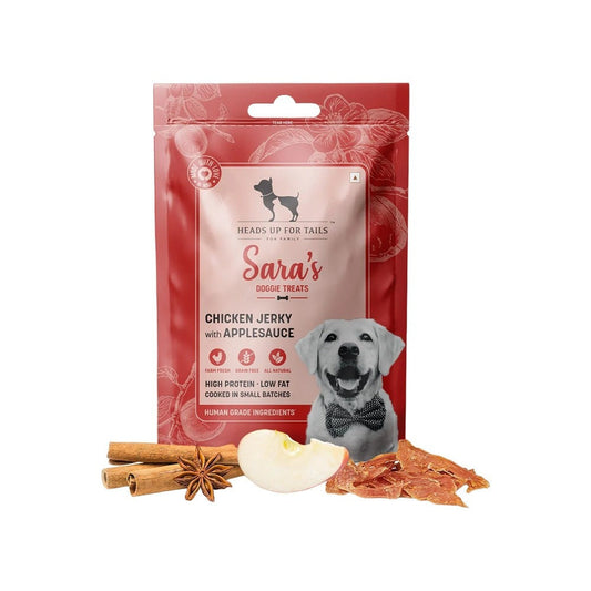HUFT Sara's Chicken Jerky Treat With Apple Sauce : 70 g