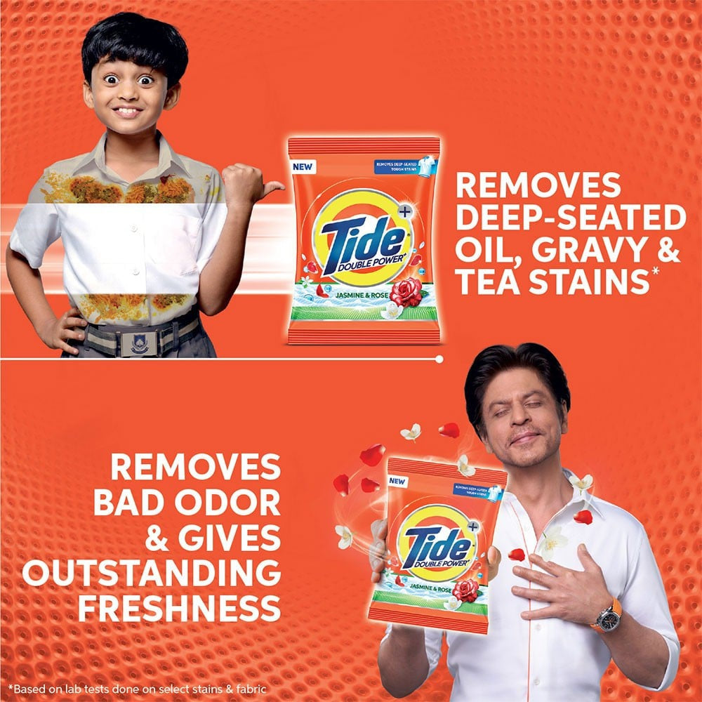 Tide Plus Detergent Powder Jasmine & Rose : 2 kg