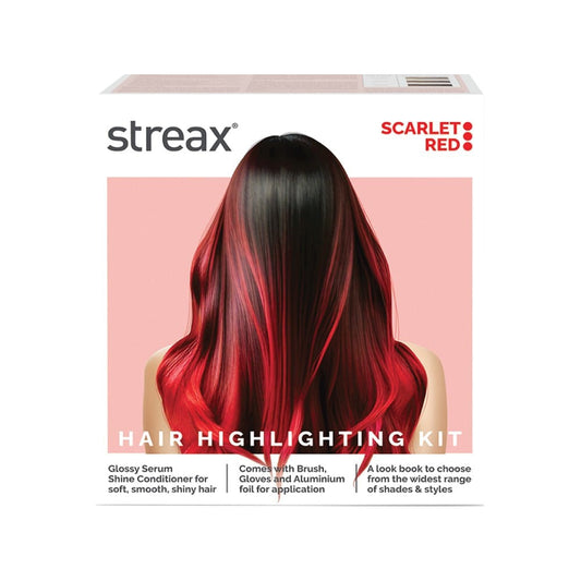 Streax Highlighting Hair Colour Kit (Scarlet Red) : 1 pack