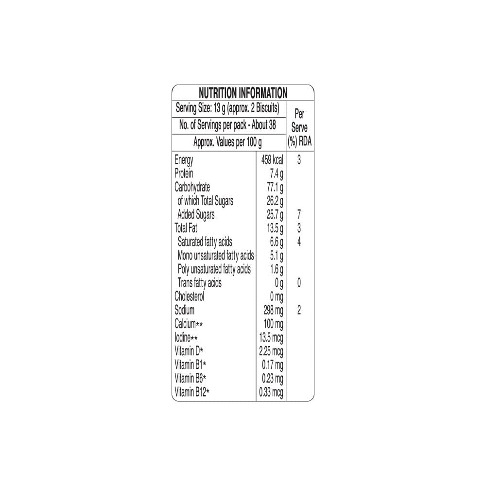 Britannia Milk Bikis Biscuit : 500 g