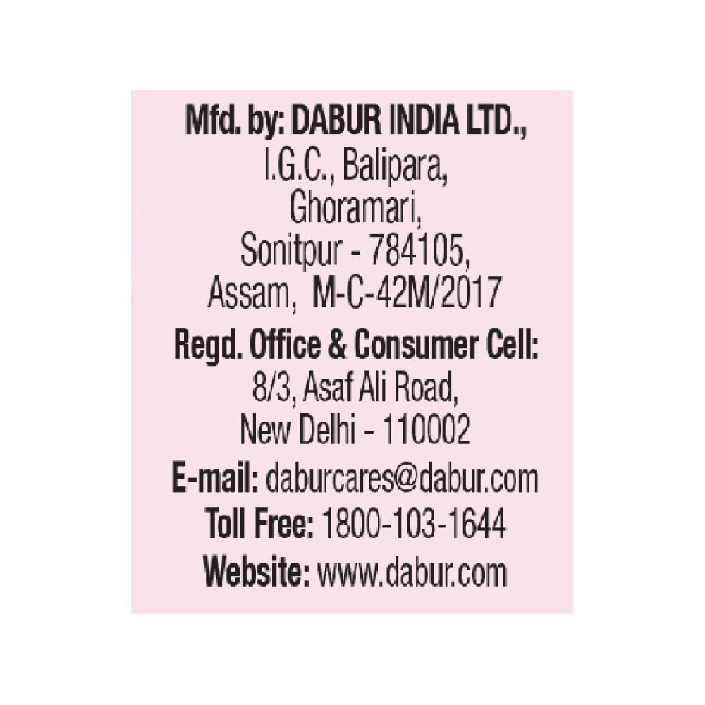 Dabur Gulabari Premium Rose Water Paraben Free Skin Toner - 250 ml - Pack of 2 : 2 x 250 ml