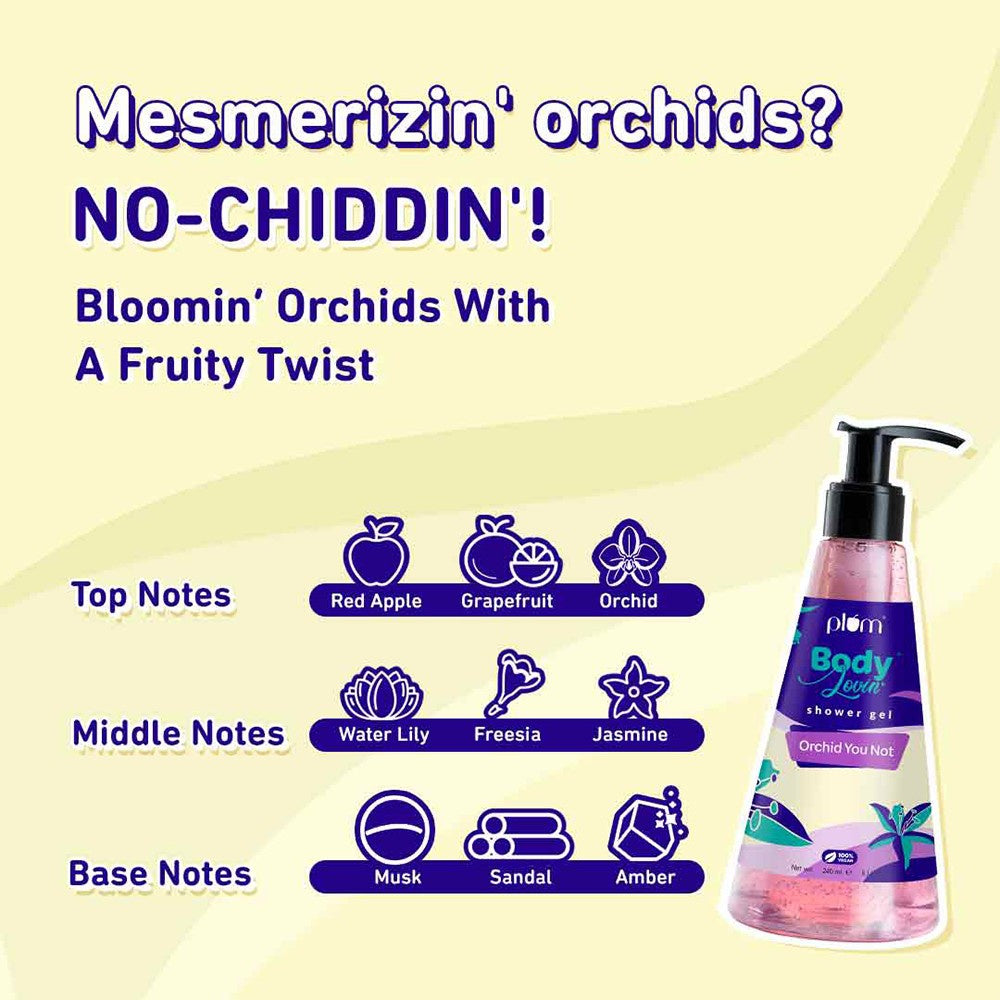 Plum BodyLovin' Orchid You Not Shower Gel - Pack of 2 : 2 x 240 ml