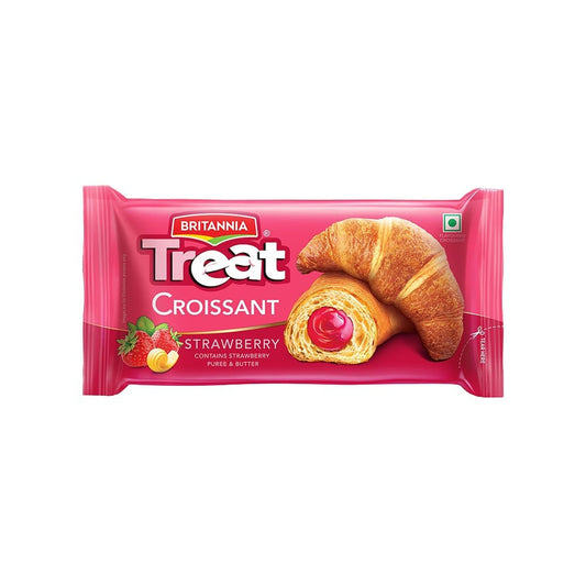 Britannia Treat Strawberry Croissant : 45 g