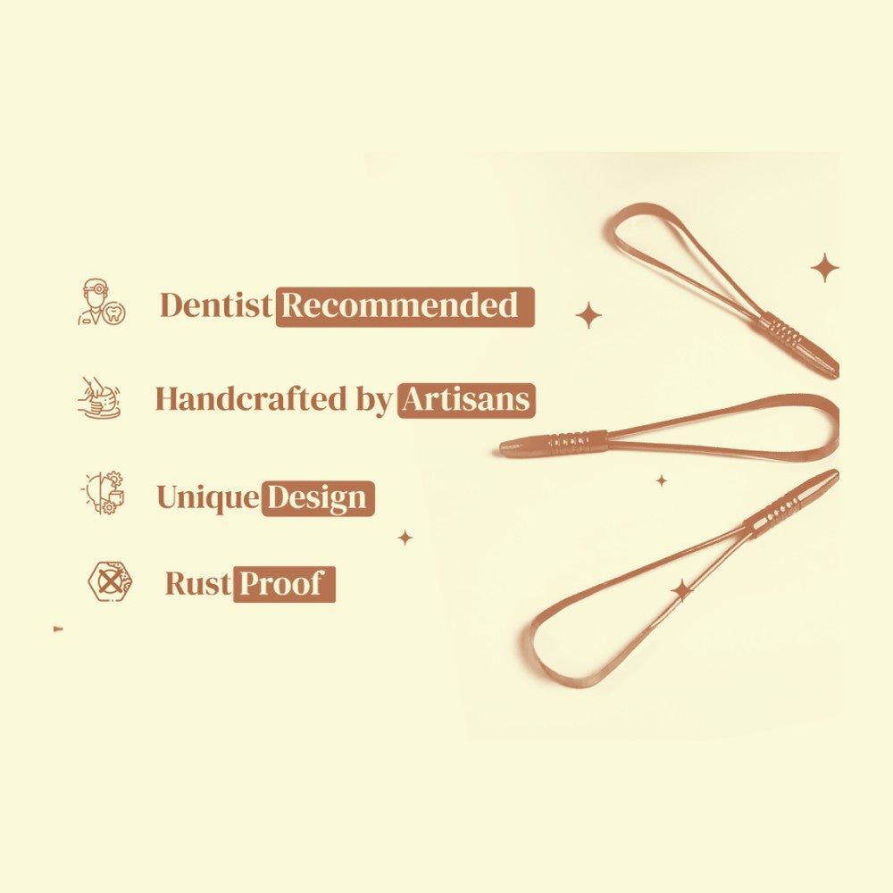 Perfora Tongue Cleaner - Copper : 1 pc