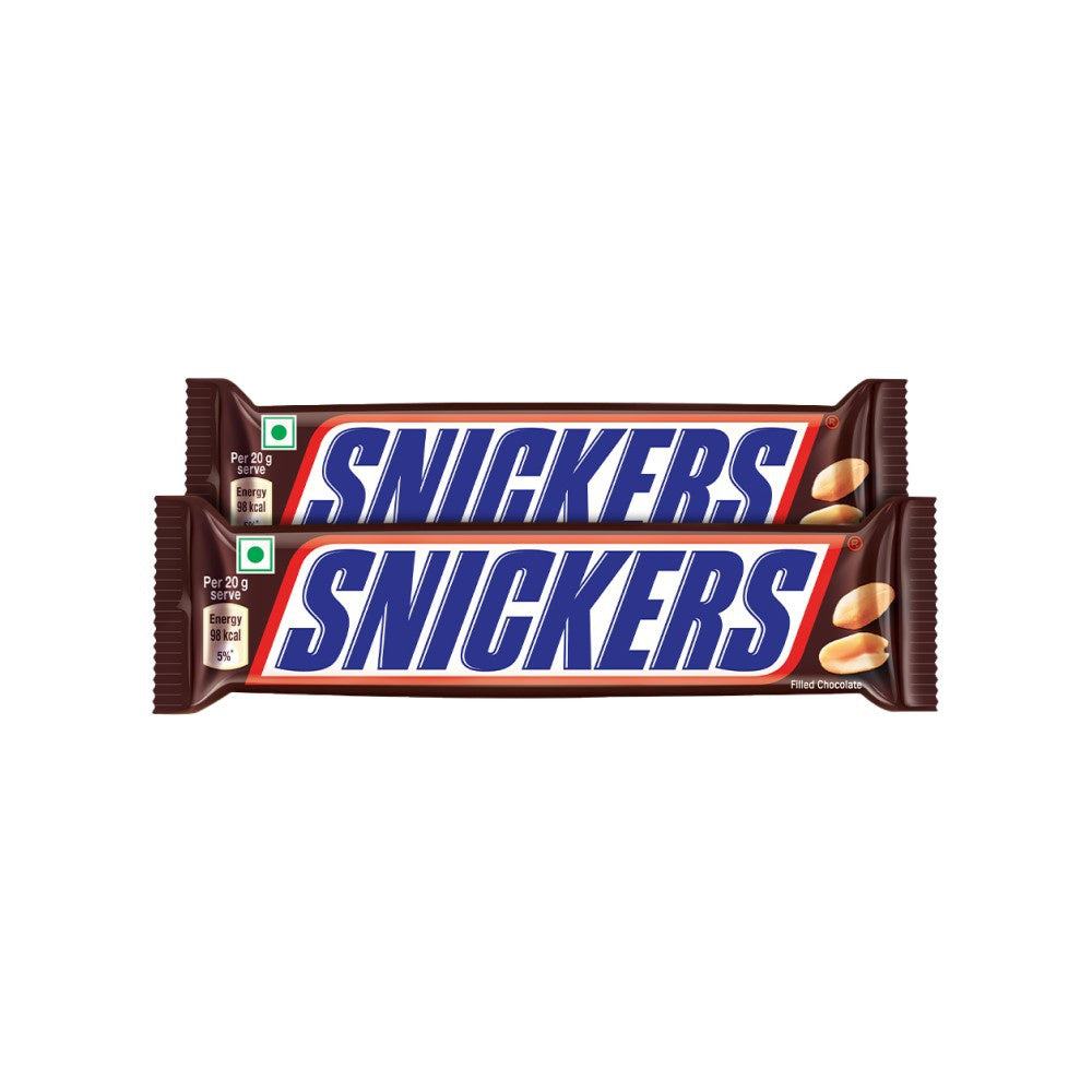 Snickers Peanut Filled Bar 45 g - Pack of 2 : 2 x 45 g