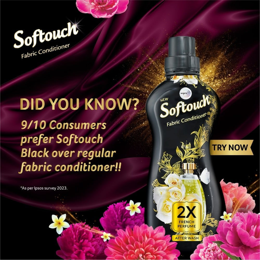 Softouch 2X French Perfume Fabric Conditioner : 210 ml