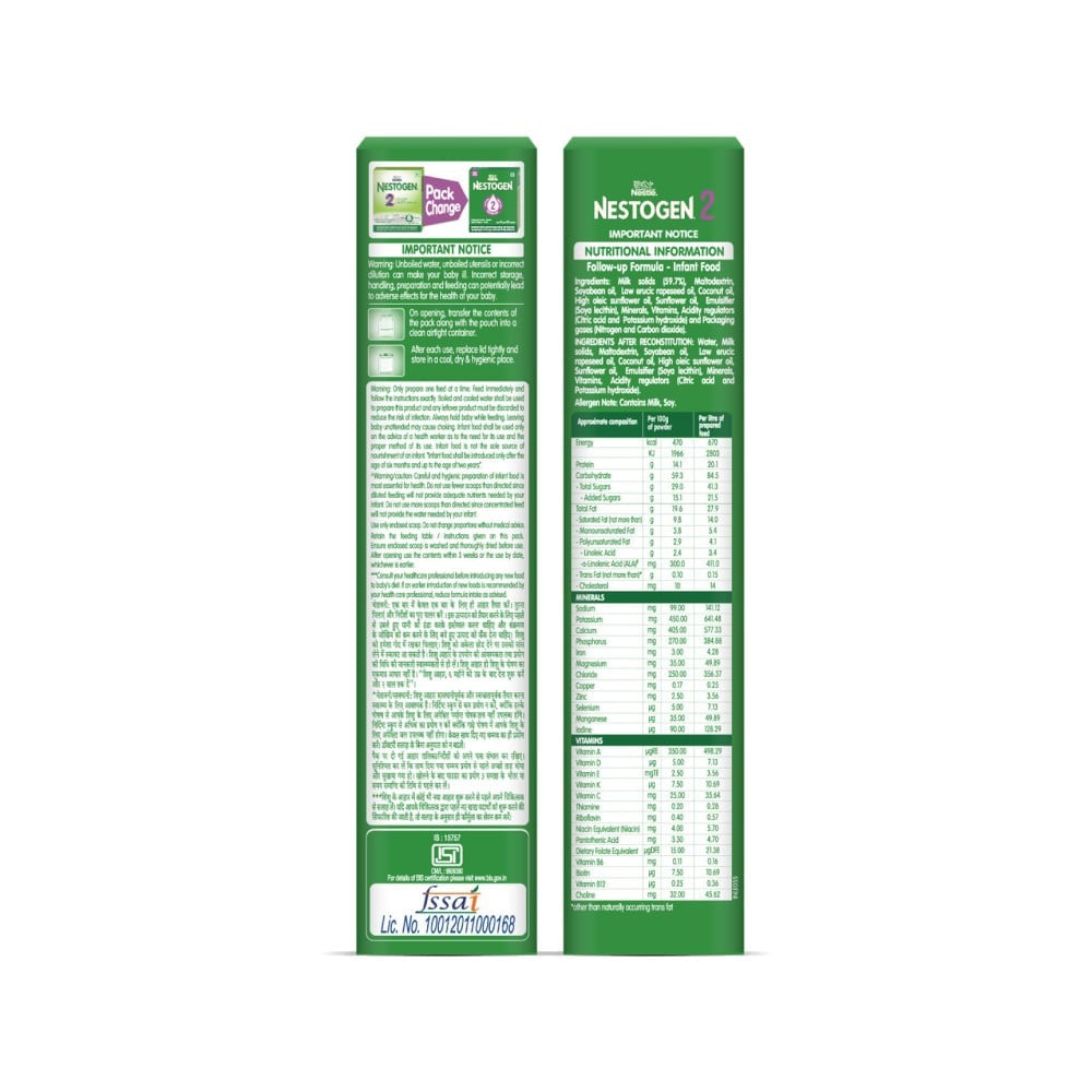 Nestle Nestogen 2 Infant Follow up Formula (6 months+) : 400 g