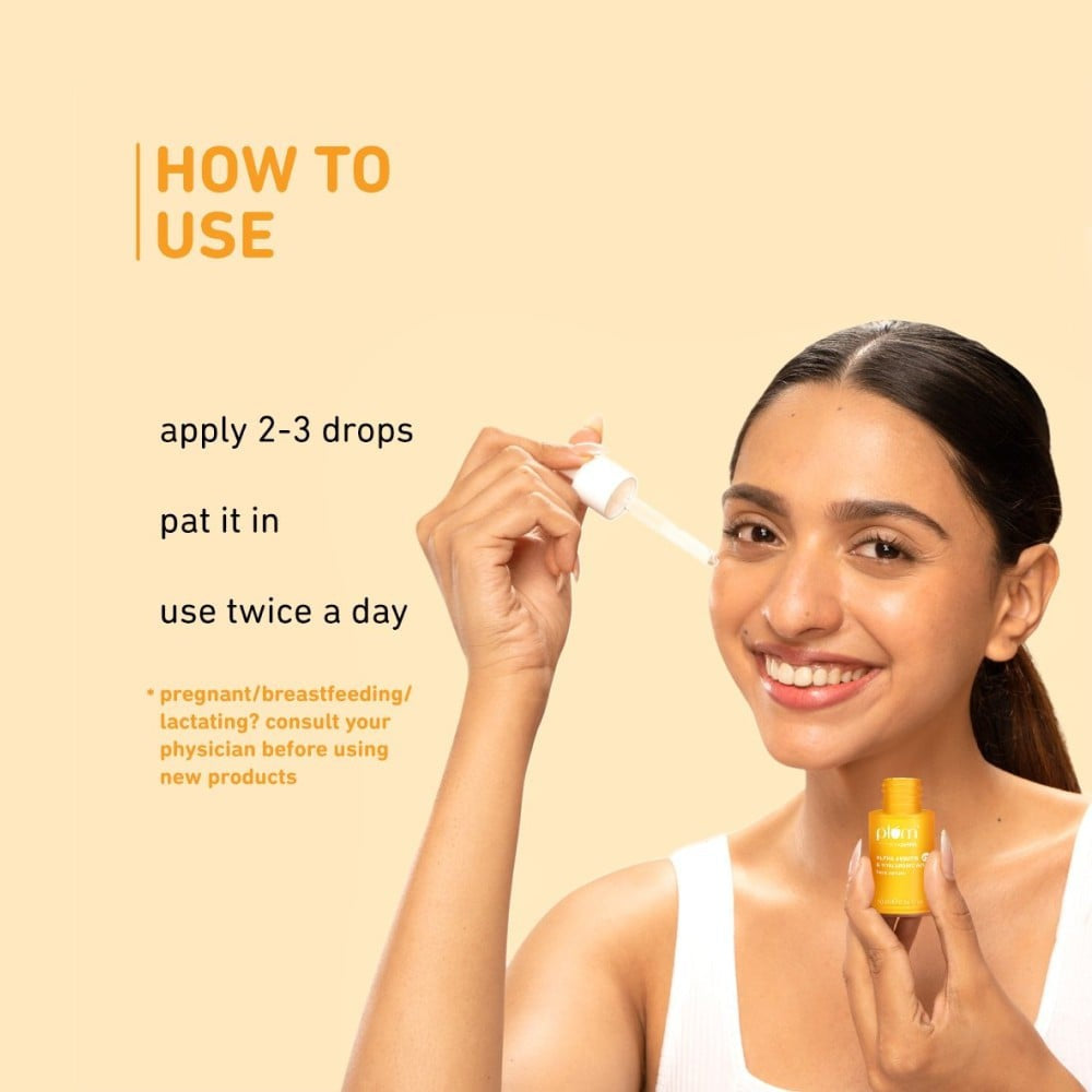 Plum 2% Alpha Arbutin & Hyaluronic Acid Tan Fighting Face Serum : 10 ml