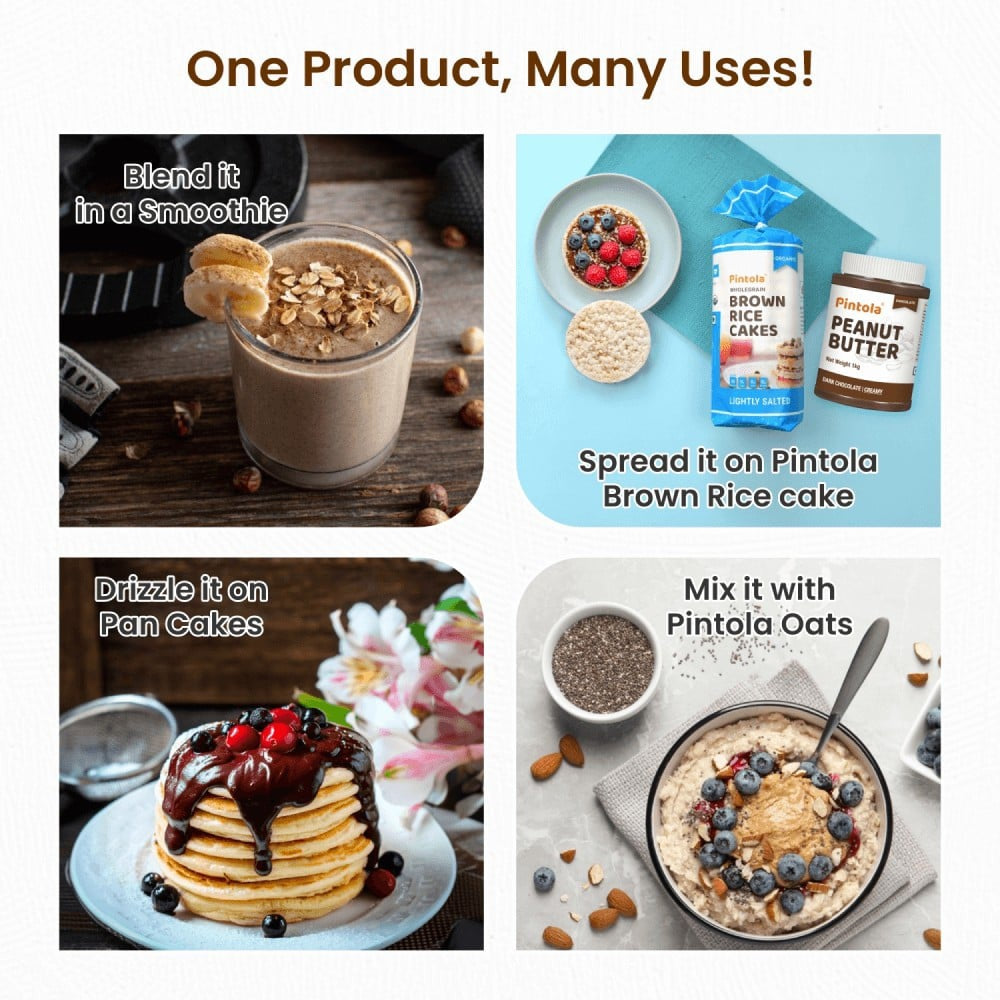 Pintola Dark Chocolate Crunchy Peanut Butter : 350 g