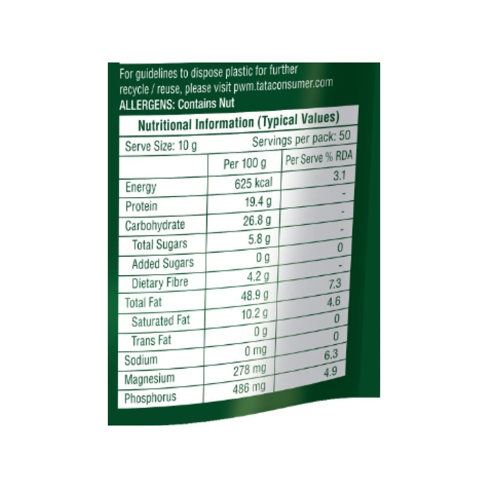 Tata Sampann Cashew (100% Pure Premium) : 500 g
