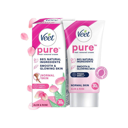 Veet Aloe & Rose Normal Skin Hair Removal Cream : 30 g