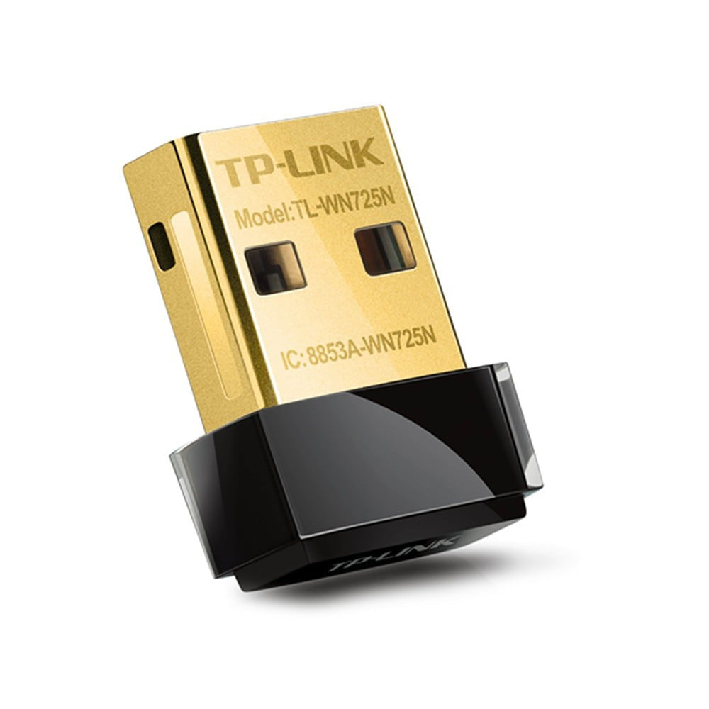 TP-LINK TL-WN725N Nano Wireless Wi-Fi USB Adapter 150Mbps (Black) : 1 unit