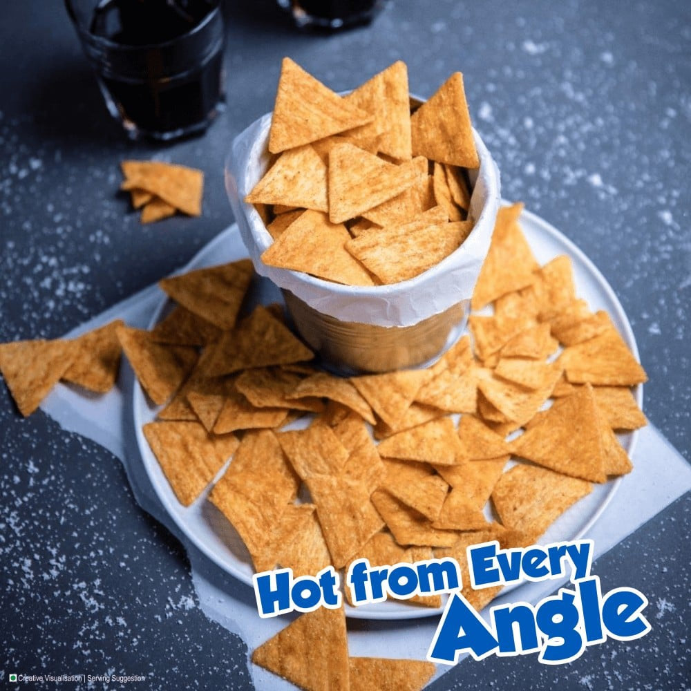 Bingo Mad Angles Very Peri Peri Crisps : 117 g