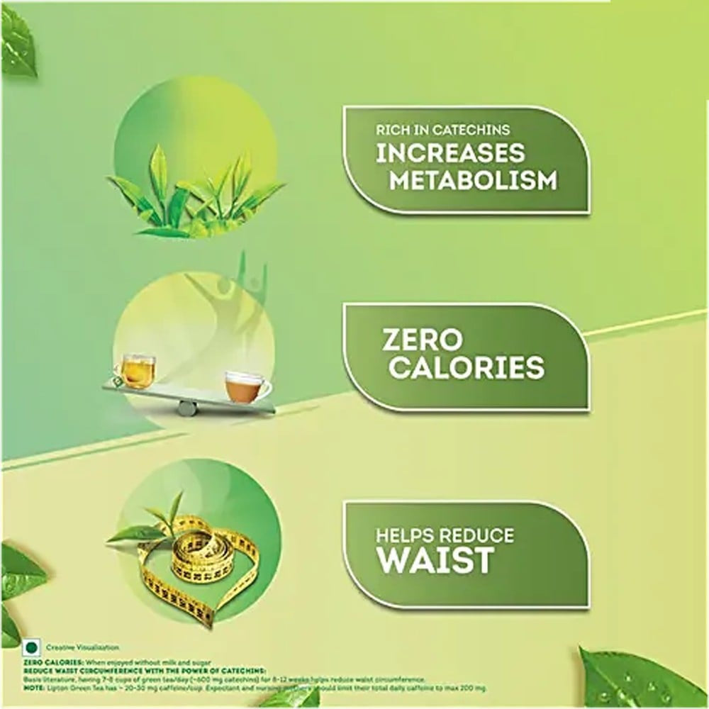 Lipton Tulsi Natura Green Tea Bags : 1 pack (25 pieces)