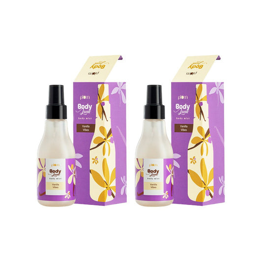 Plum BodyLovin' Body Mist (Warm Vanilla) - Pack of 2 : 2 x 150 ml