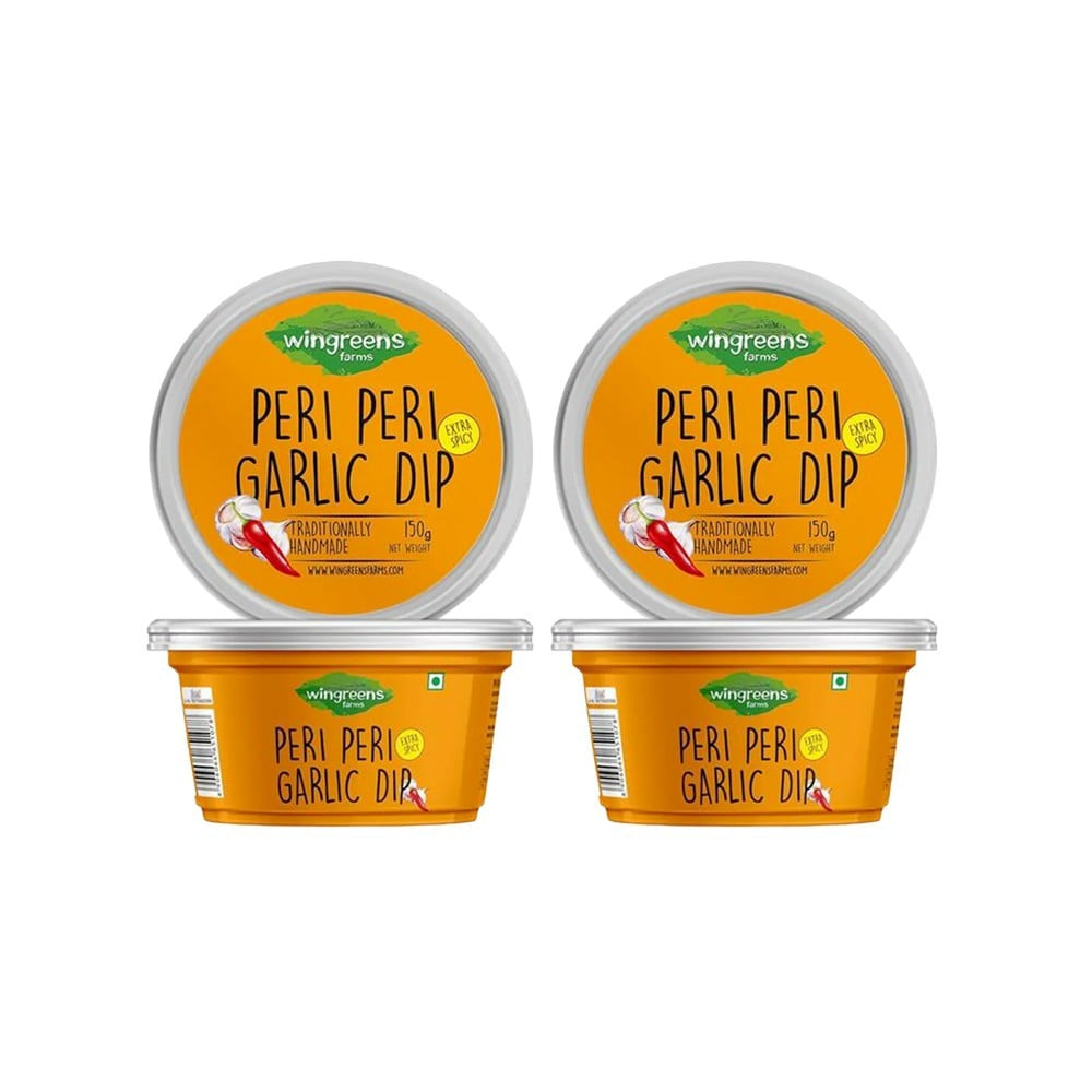 Wingreens Farms Peri Peri Garlic Dip - Pack of 2 : 2 x 150 g