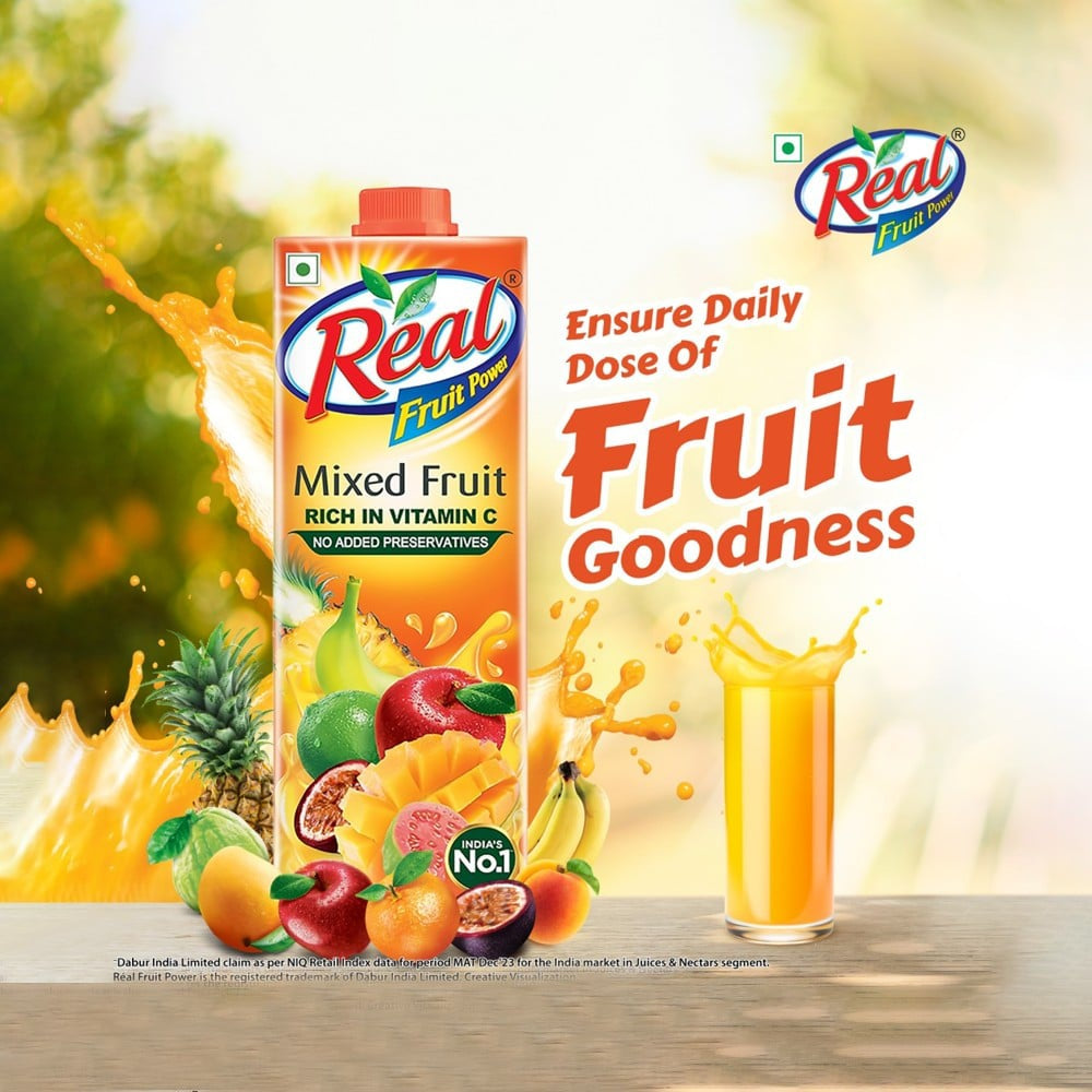 Real Fruit Power Mixed Fruit Juice: 1 ltr