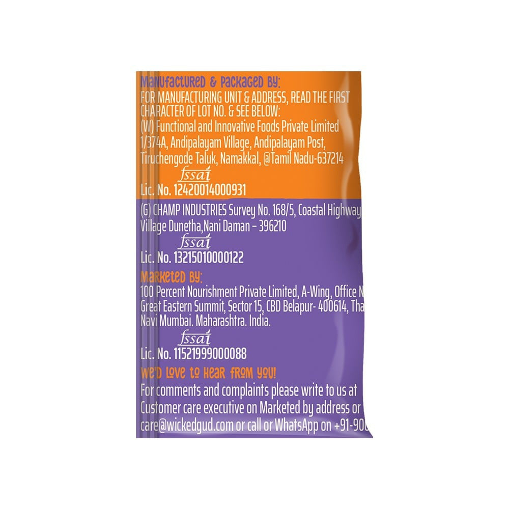 WickedGud Schezwan Nourishing No Maida & No Oil Instant Noodles : 69 g