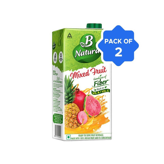B Natural Mixed Fruit Juice - Pack of 2 : 2 x 1 ltr