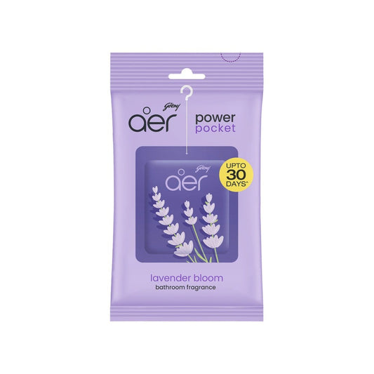 Godrej Aer Power Pocket Bathroom Fragrance (Lavender Bloom) : 10 g