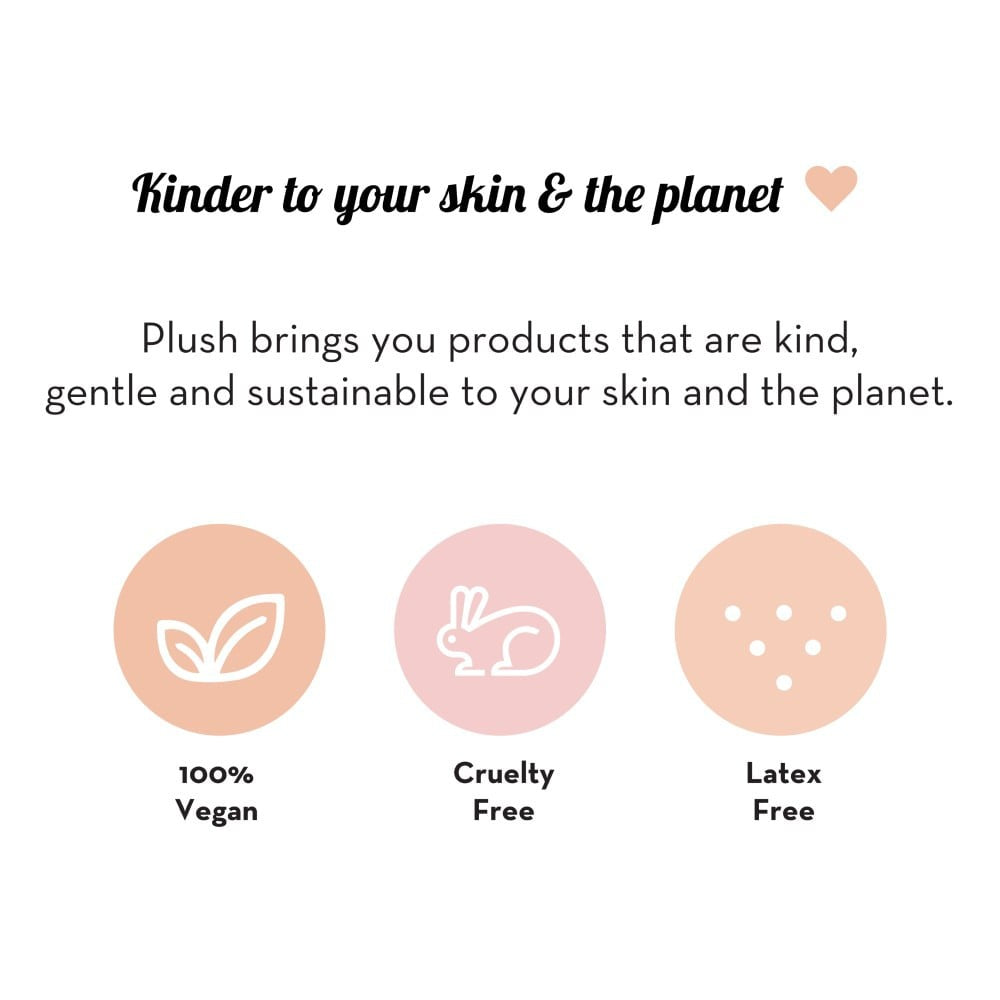 Plush Peachy Puff Beauty Blender with Case : 1 piece