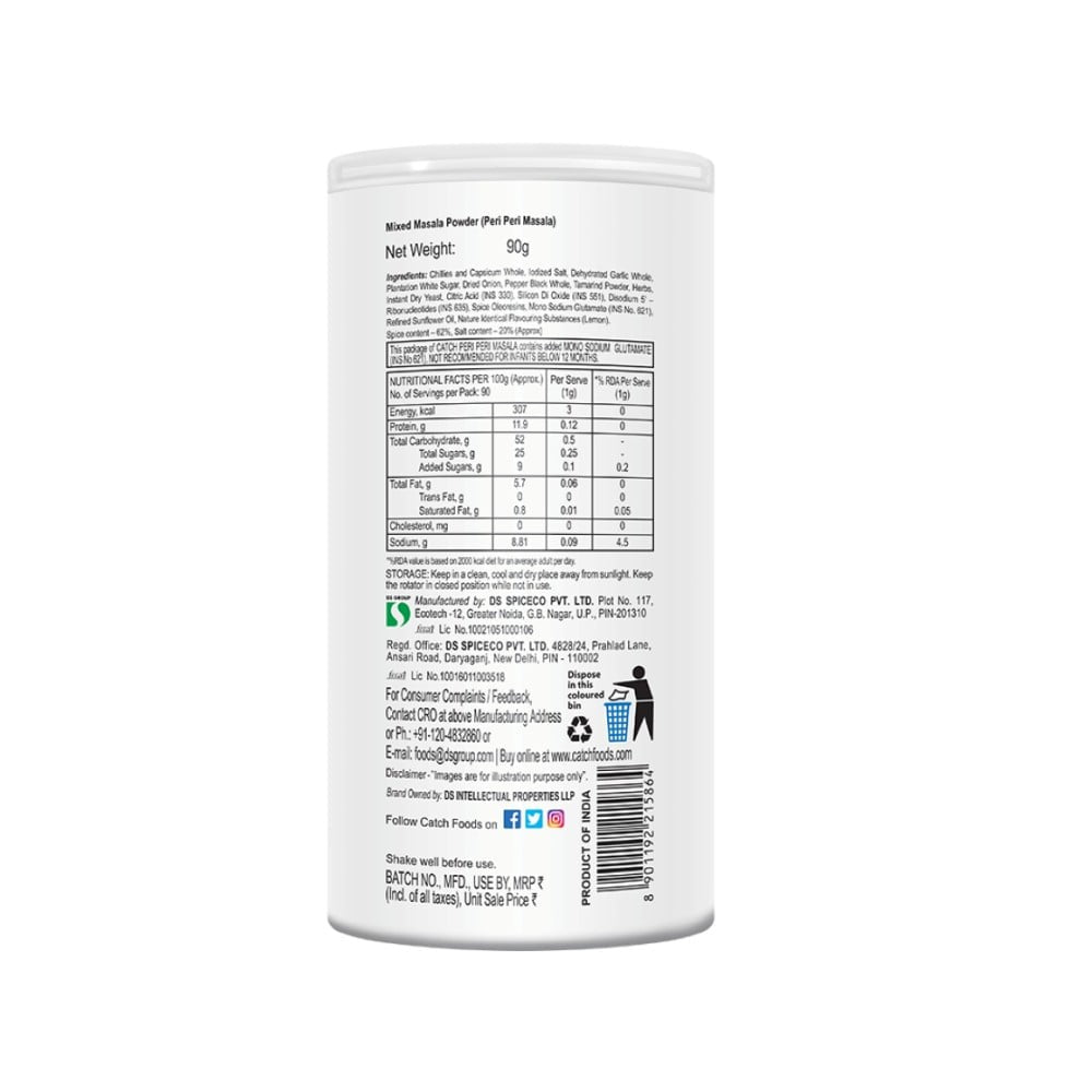 Catch Peri Peri Masala Sprinkler : 90 g