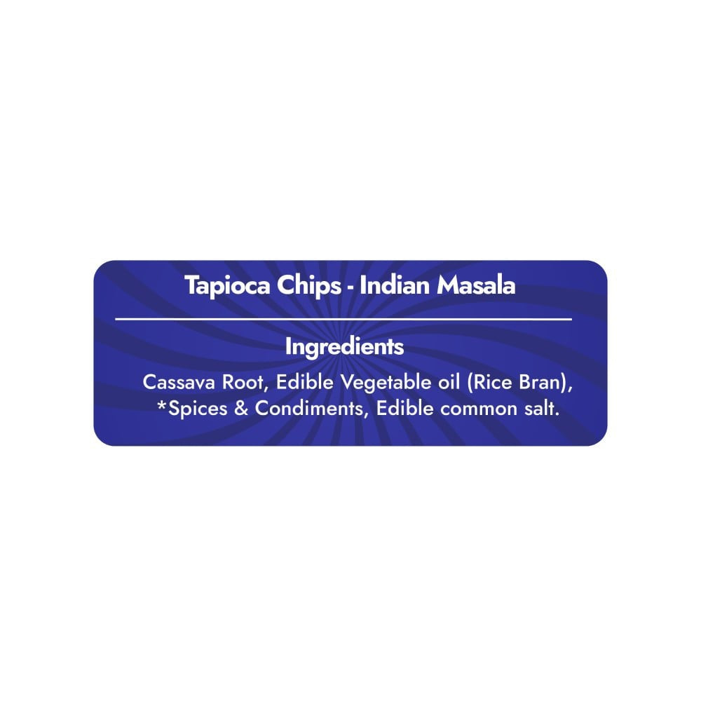 Sweet Karam Coffee Kerala Tapioca Chips - Indian Masala - Pack of 3 : 3 x 65 g
