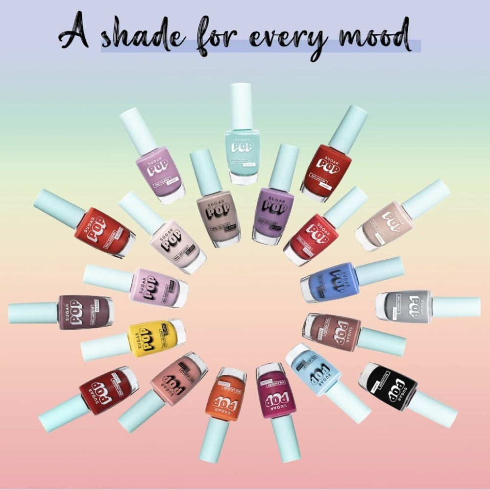 SUGAR POP Classic Lacquer Nail Paint (27 Crystal Clear) : 10 ml