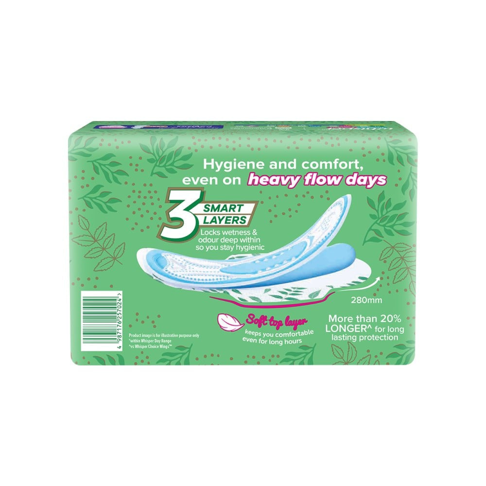 Whisper Ultra Upto No Gap No Leaks Sanitary Pads (XL, 30 pieces) : 30 pieces