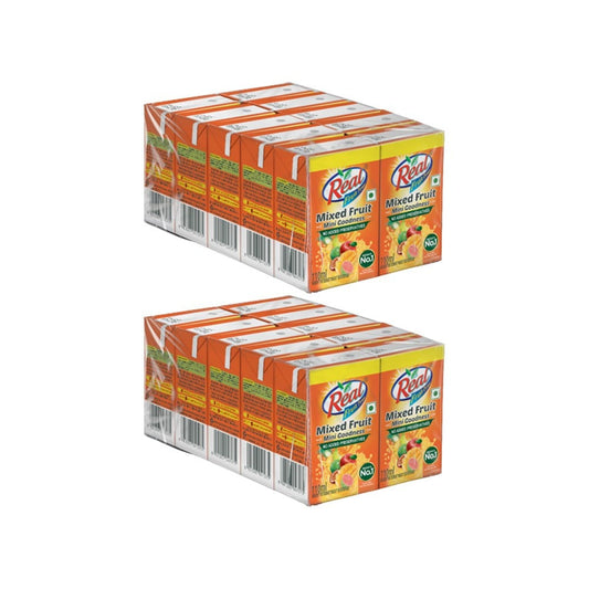 Real Mixed Juice (Pack of 10) - Pack of 2 : 2 x 10 x 110 ml