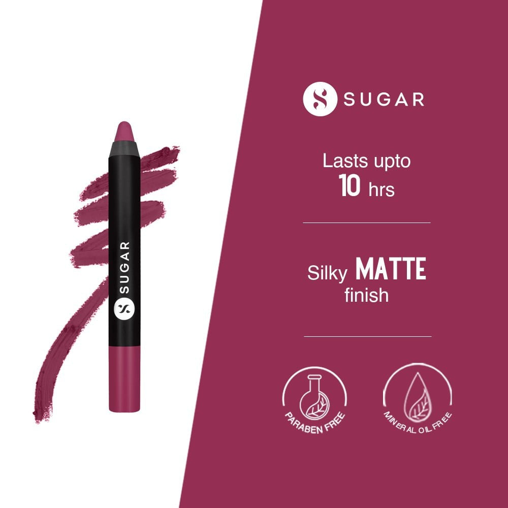 SUGAR Matte As Hell Lip Crayon (Miss Rosa 32) : 2.5 g