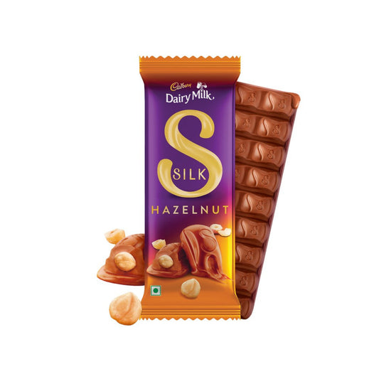 Cadbury Dairy Milk Silk Hazelnut Flavoured Chocolate Bar : 58 g