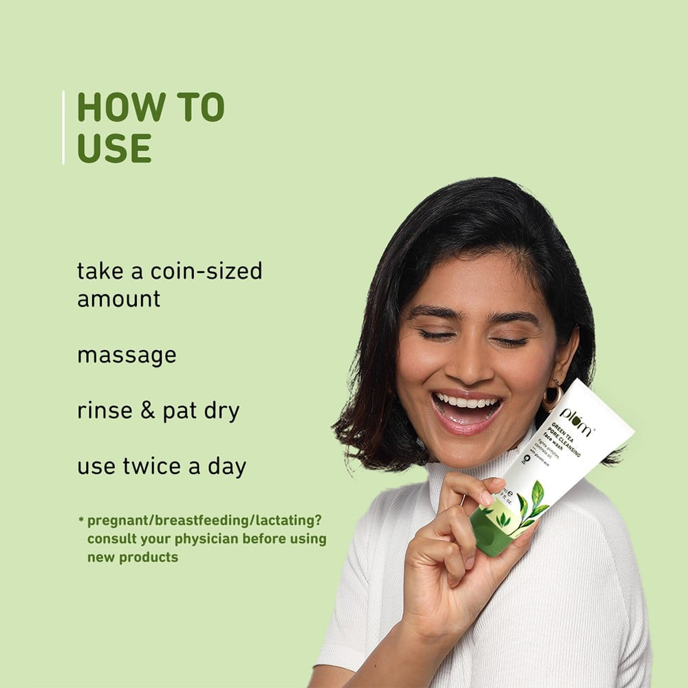 Plum Green Tea Pore Cleansing Face Wash : 50 ml