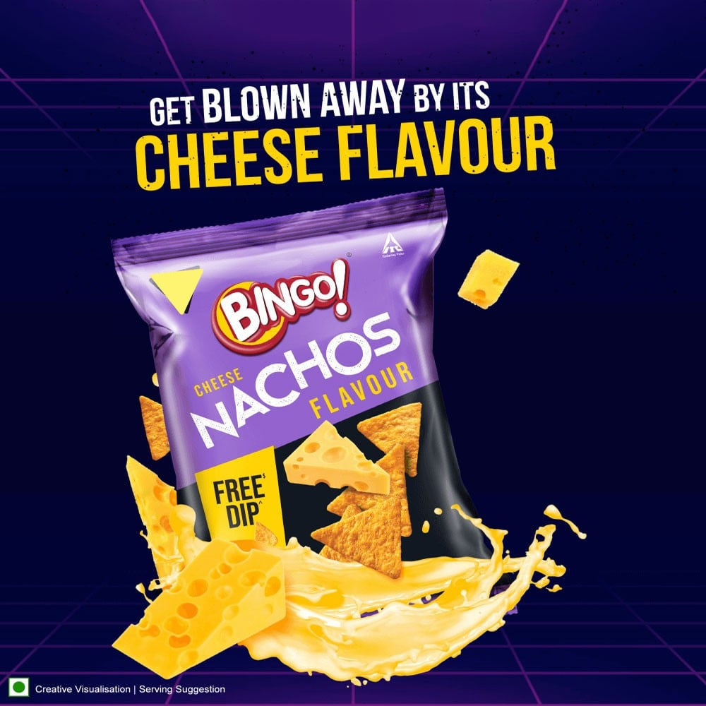 Bingo Cheese Nachos - Pack of 2 : 2 x 80 g