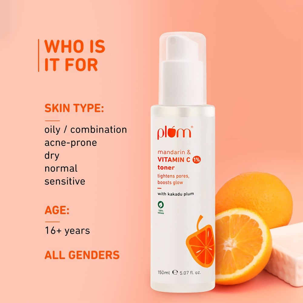 Plum Mandarin & Vitamin C Toner : 150 ml